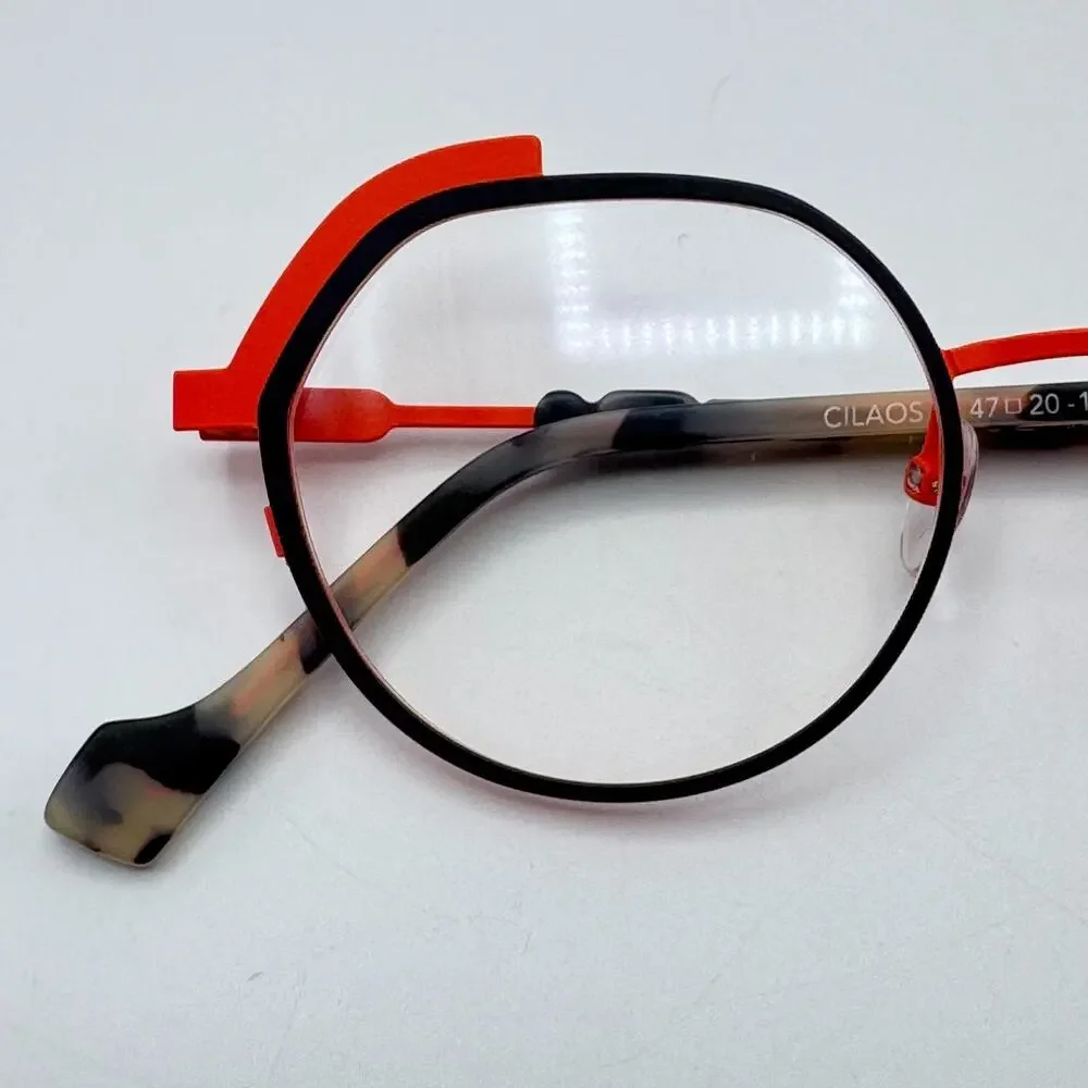 Face a Face Eyeglasses Frame Cialos 1 Col 9130 Dark Violet Geometric 47-20-144